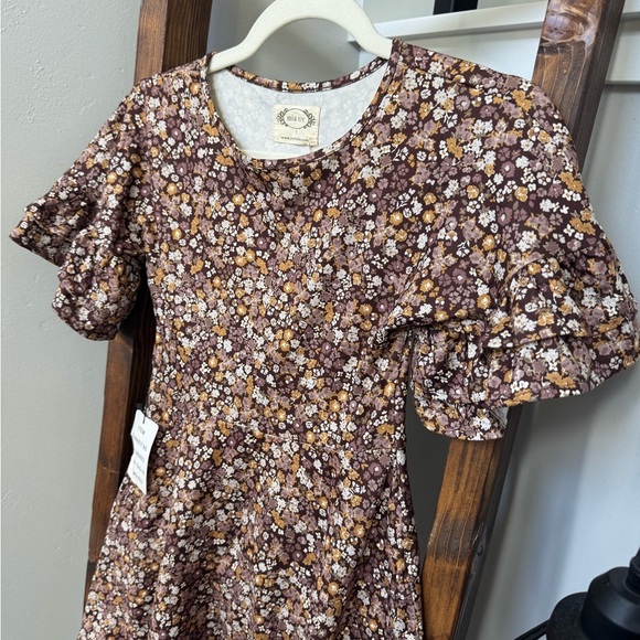 Girls Joyfolie ruffle hem fall dress - Picture 2 of 4